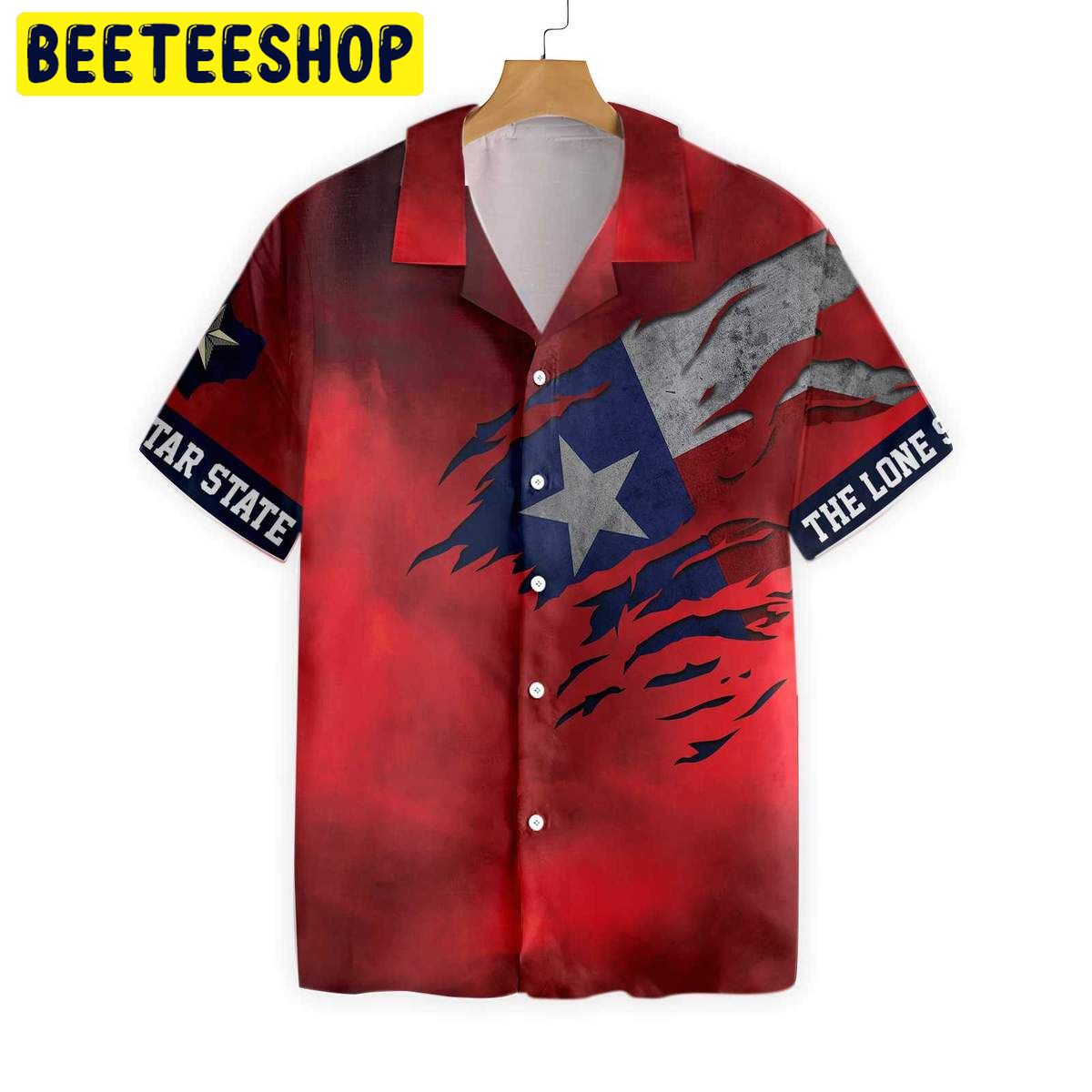 Art Texas The Lone Star State Trending Hawaiian Shirt