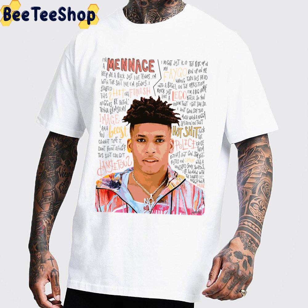 Art Text Nle Choppa Trending Unisex T-Shirt