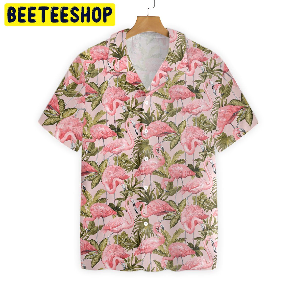 Art Tropical Flamingo Trending Hawaiian Shirt