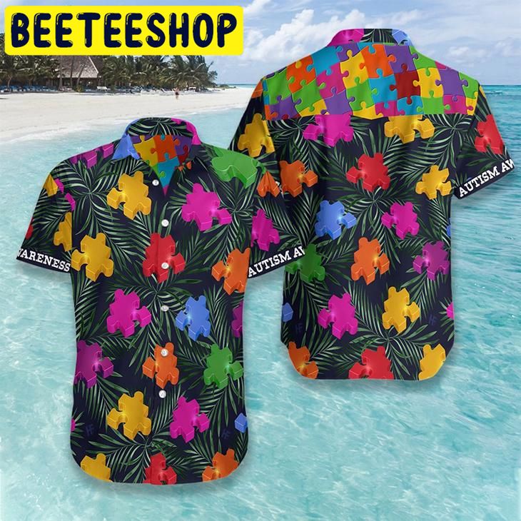 Autism Tropical Hawaiian Shirt