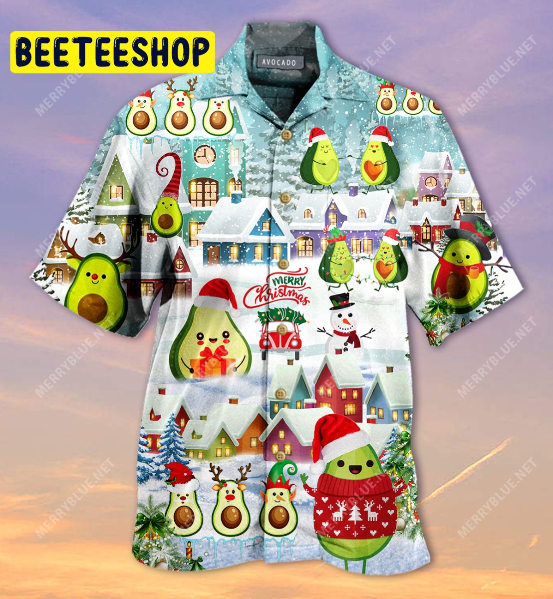 Avo Merry Christmas Unisex Trending Hawaiian Shirt