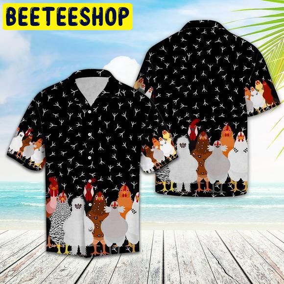 Awesome Chicken Hawaiian Shirt