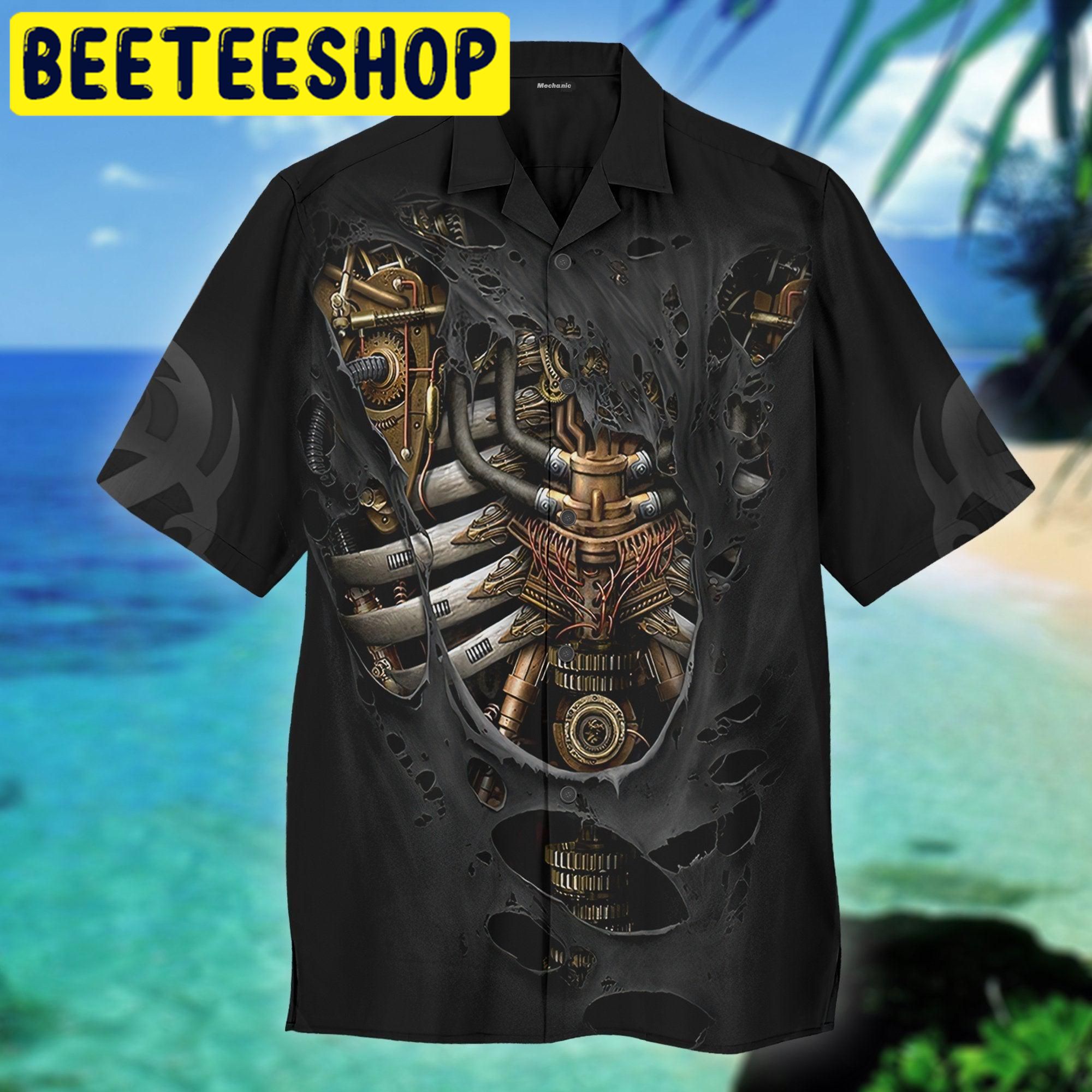 Awesome Mechanic Inside Body Hawaiian Shirt