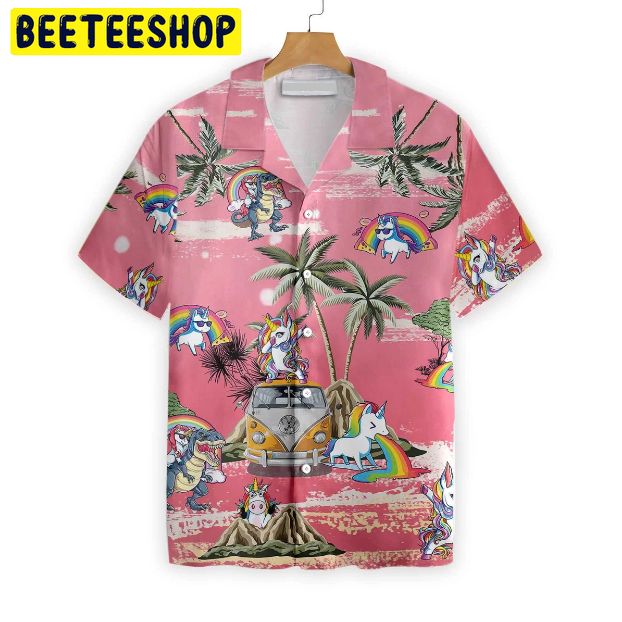 Baby Unicorn Summer Time Trending Hawaiian Shirt