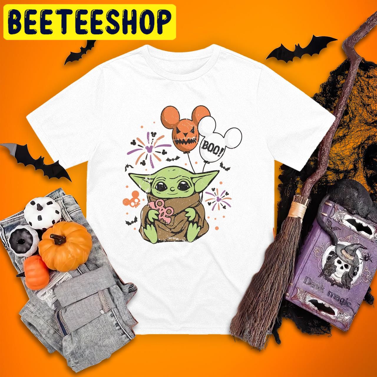 Baby Yoda Star Wars Trick Or Treat Party 2022 Halloween Trending Unisex T-Shirt