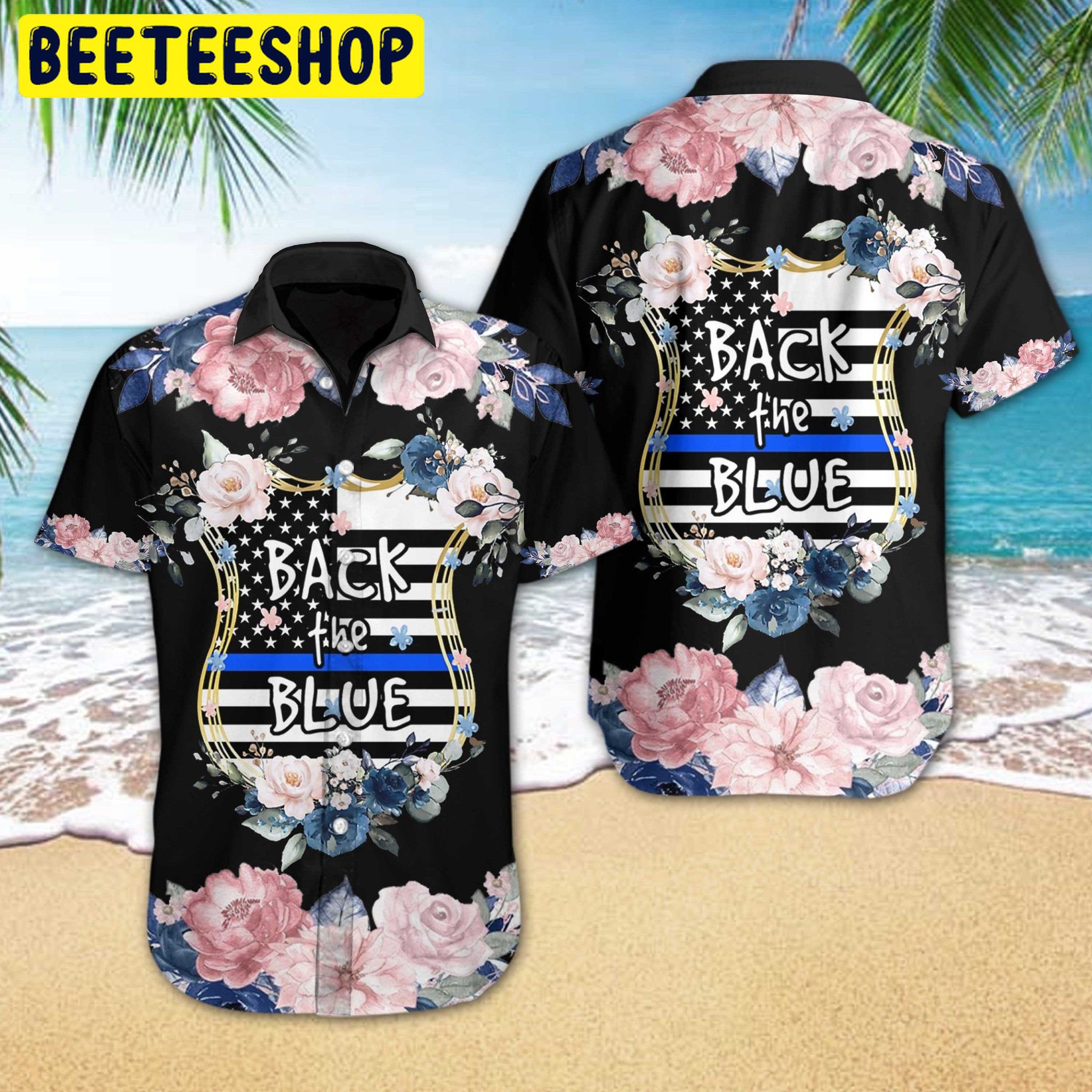 Back The Blue Trending Hawaiian Shirt