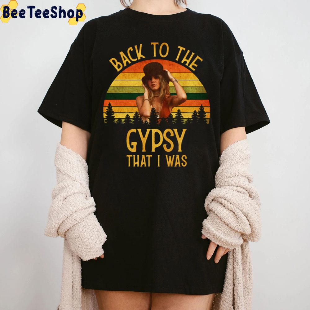 Back To The Gypsy That I Was Vintage Retro Trending Unisex T-Shirt