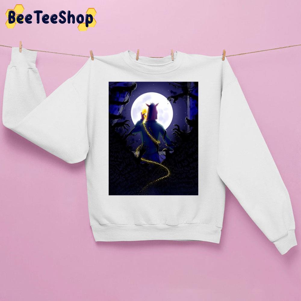 Backside Moon BoJack Horseman Trending Unisex Sweatshirt