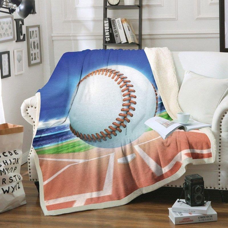 Baseball Comfy Sofa Throw Blanket