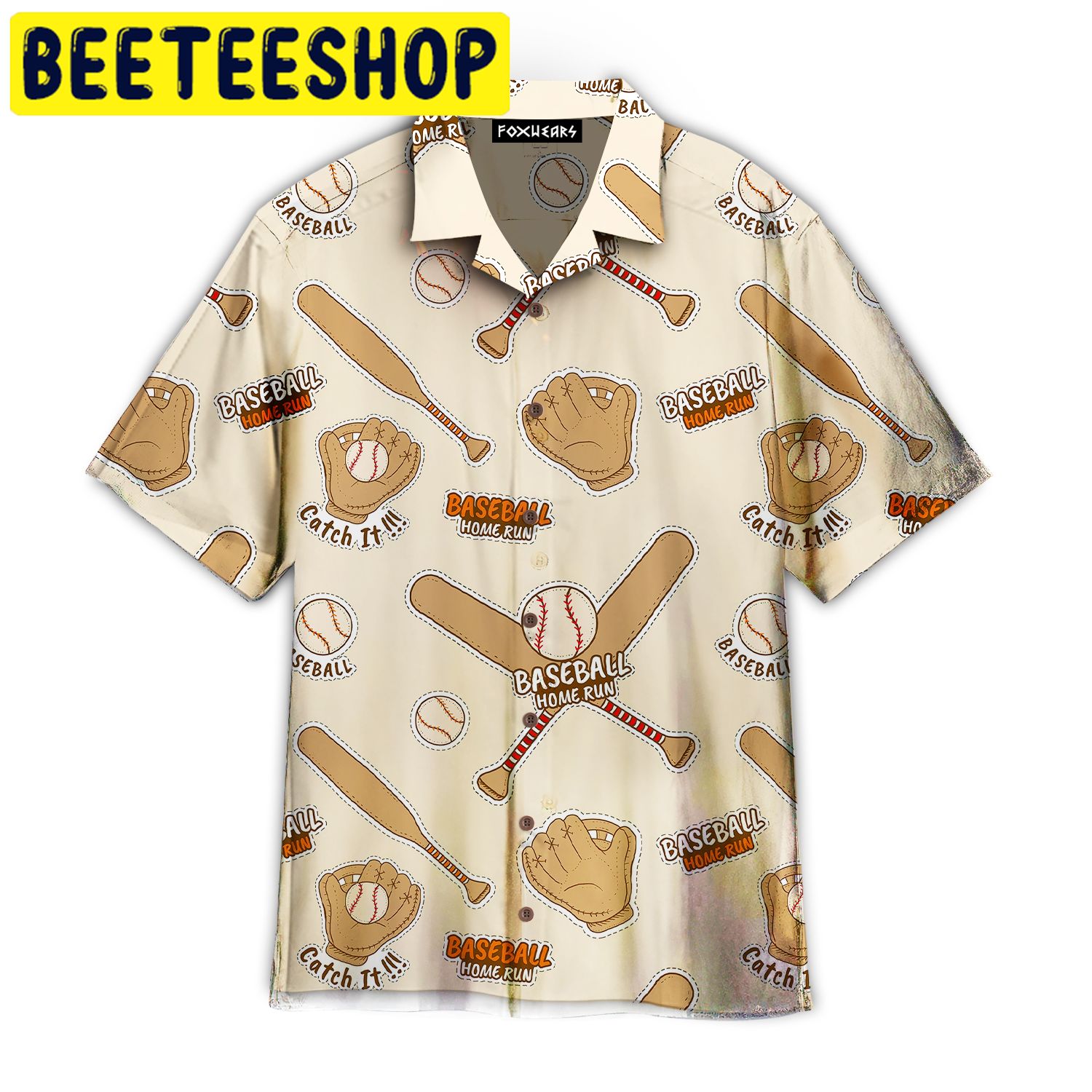 Baseball Home Run Hawaiian Shirt