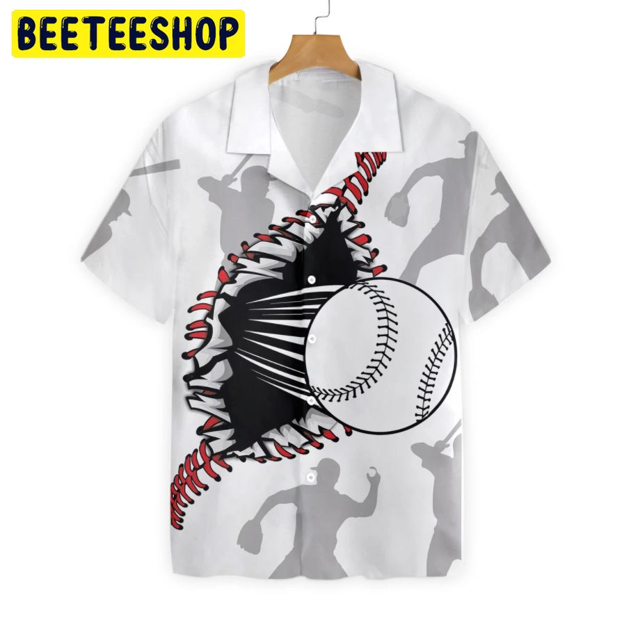 Baseball Wear Out Pattern Trending Hawaiian Shirt