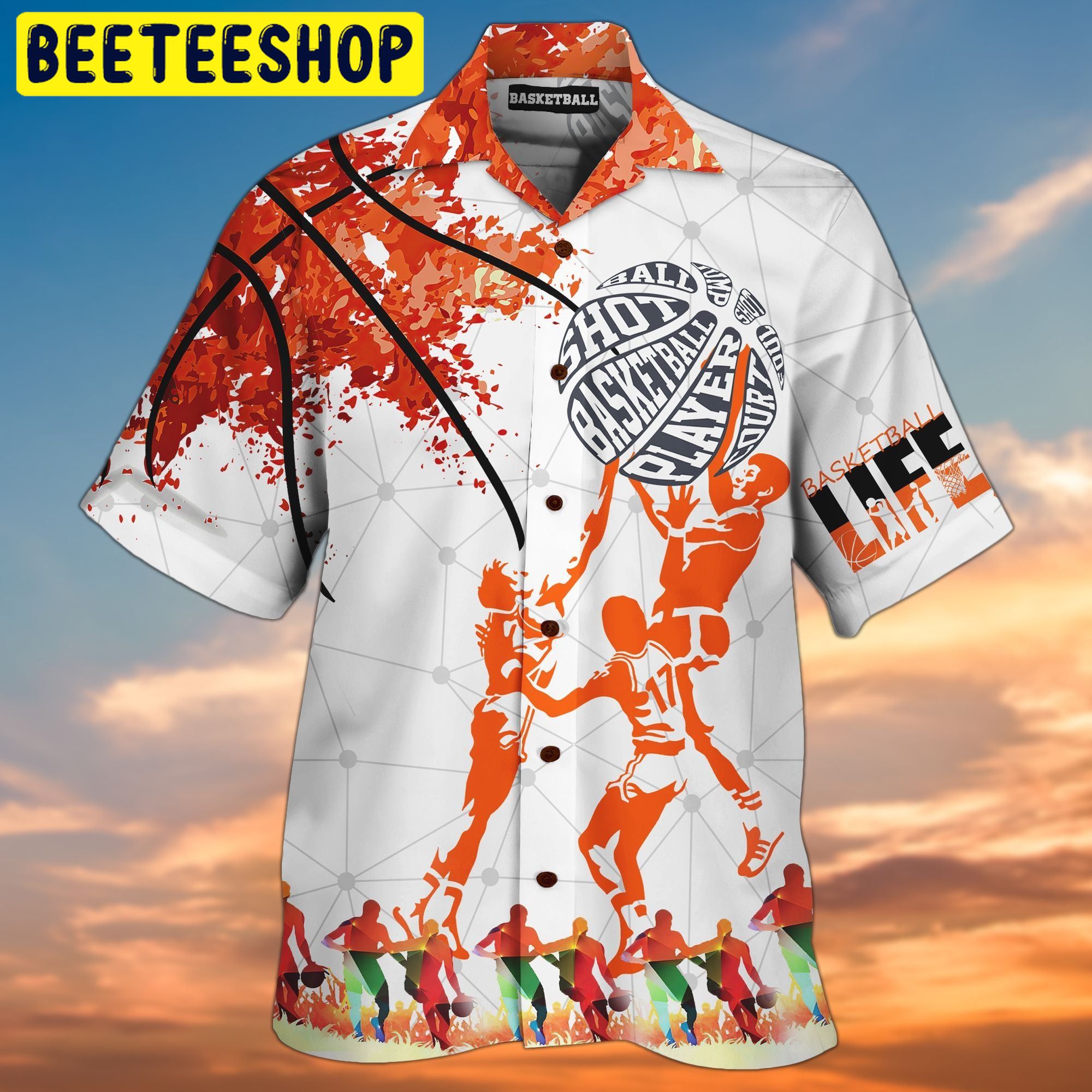 Basketball 3D All Over Printed Trending Hawaiian Shirt