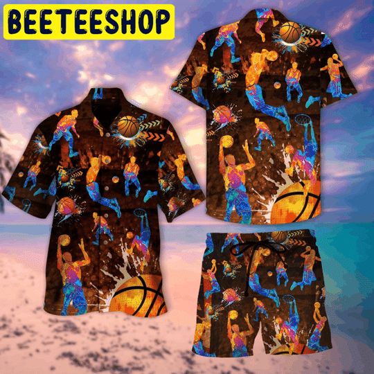 Basketball Player Hawaiian Shirt