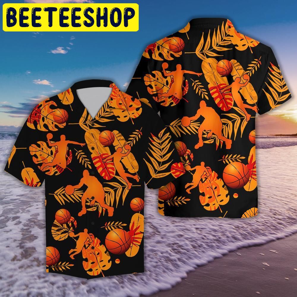 Basketball Tropical Hawaiian Shirt