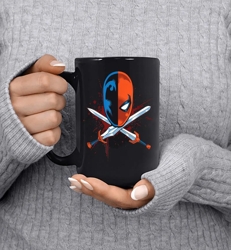 Batman Deathstroke Crossed Swords Mug