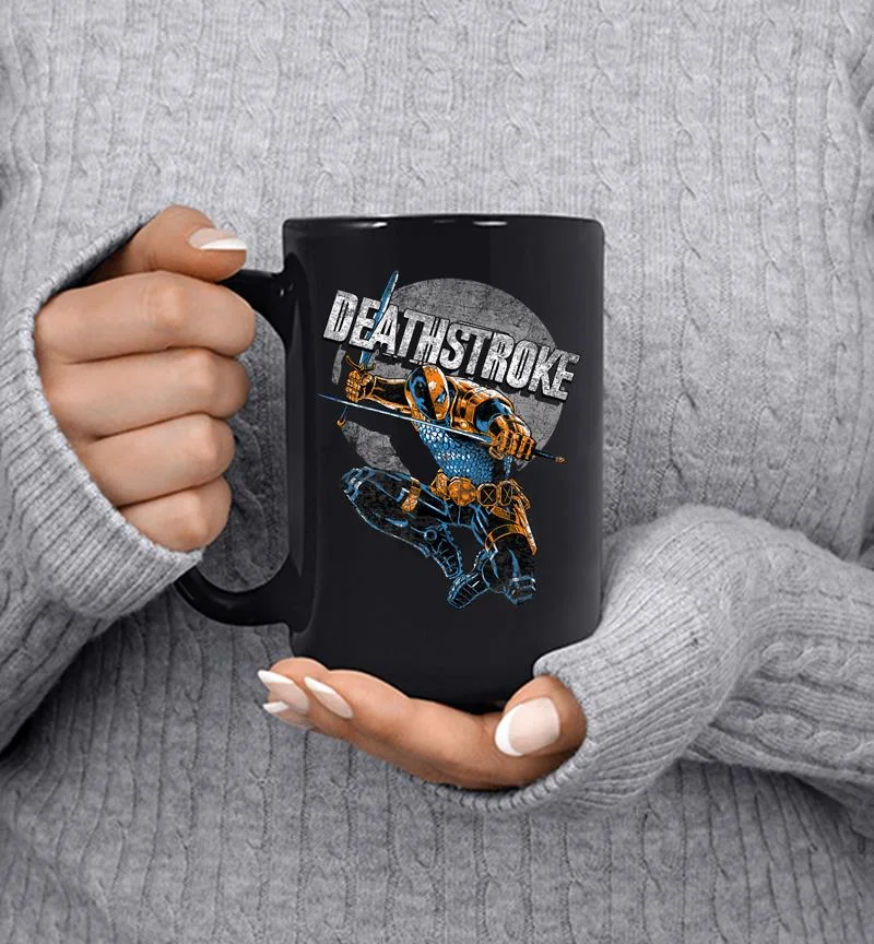 Batman Deathstroke Retro Mug