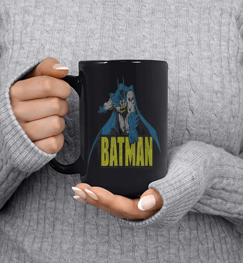 Batman Retro Distressed Mug