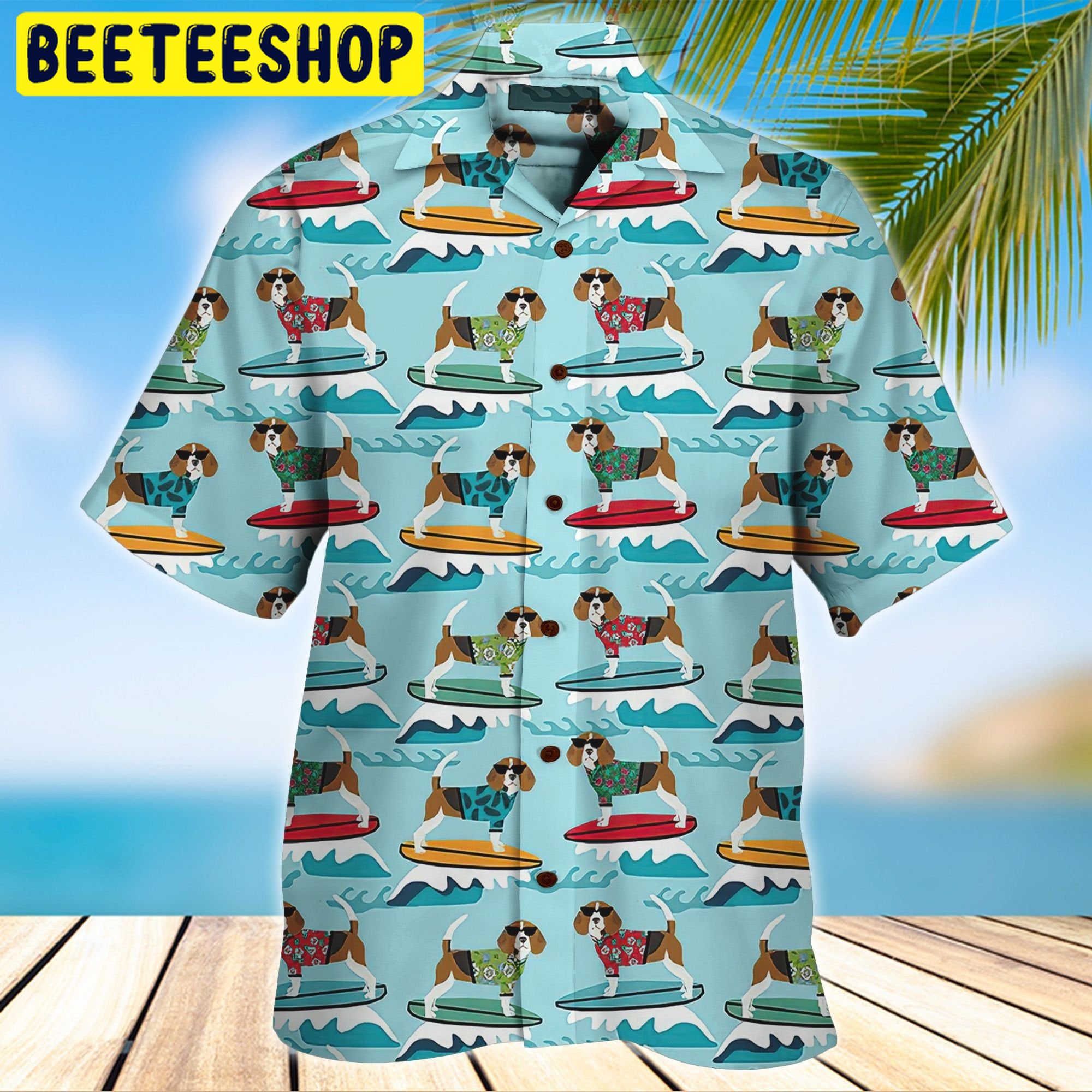 Beagle 3D All Over Printed Trending Hawaiian Shirt