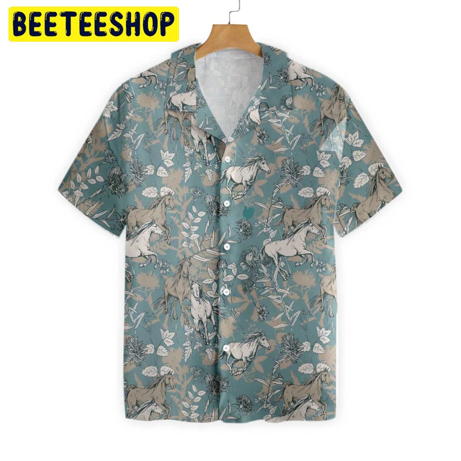 Beautiful Horses Trending Hawaiian Shirt