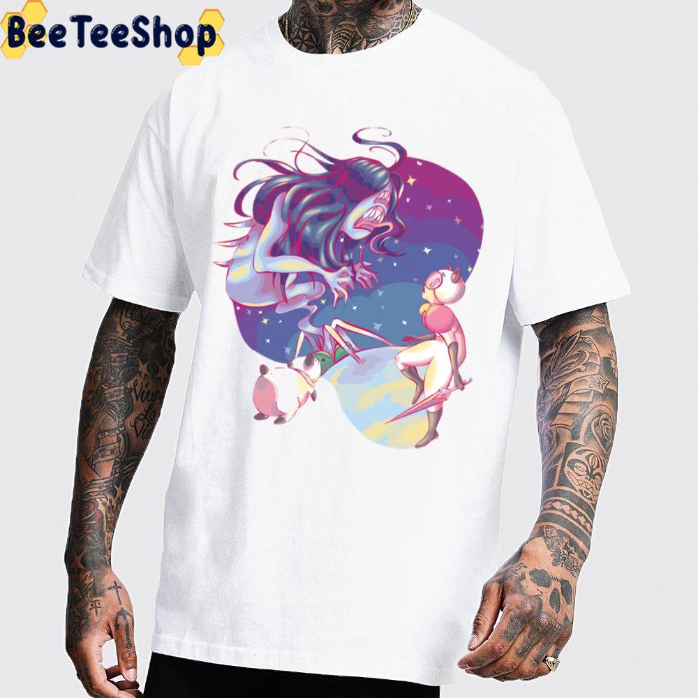 Bee And Puppycat Scary Trending Unisex T-Shirt