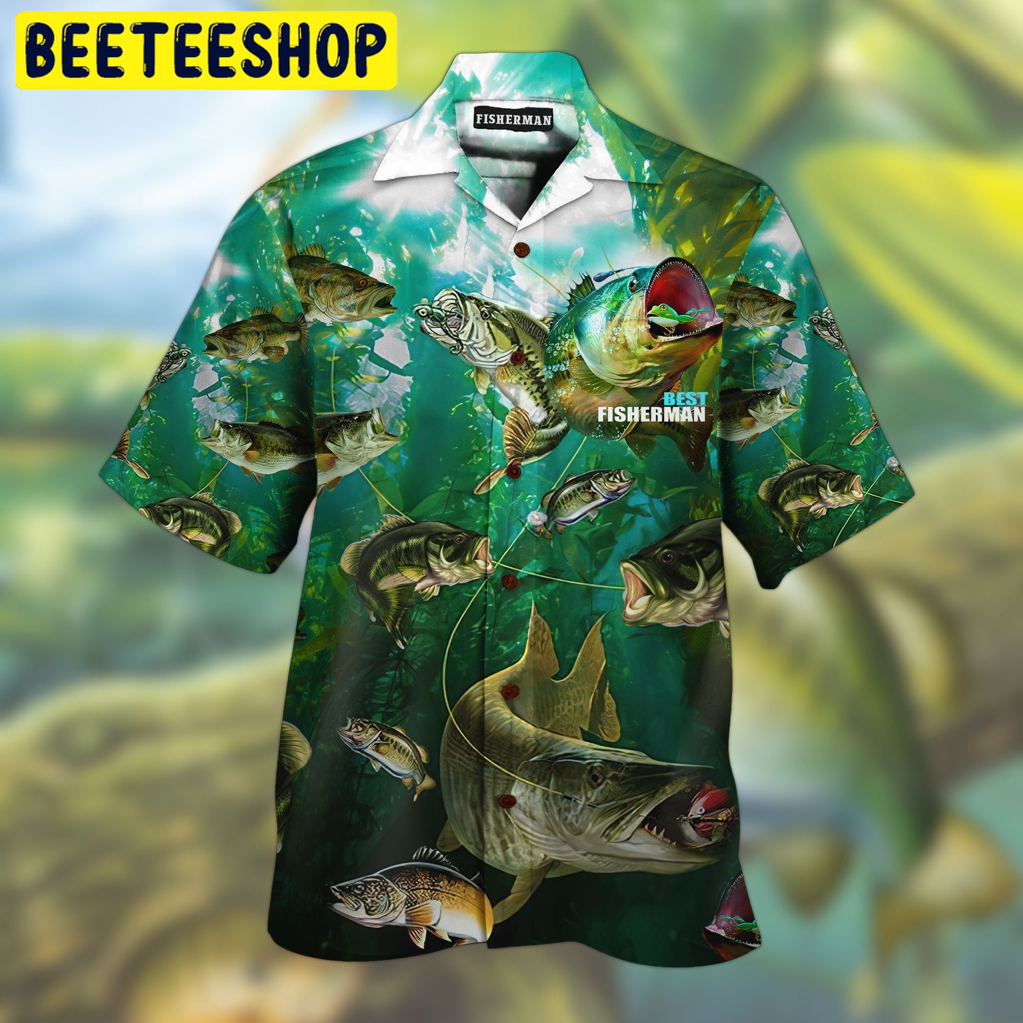 Best Fisherman 3D All Over Printed Trending Hawaiian Shirt And Shorts