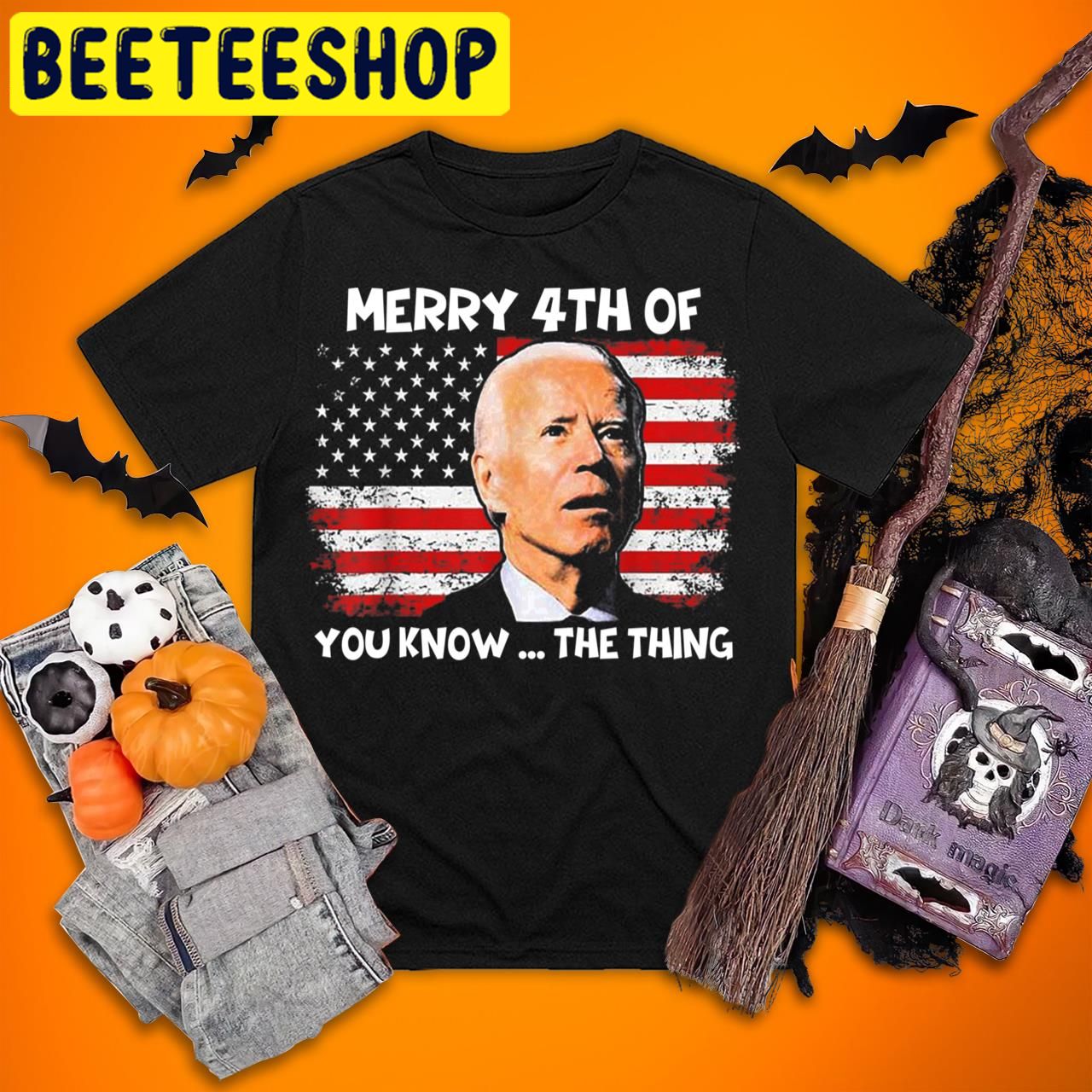 Biden Dazed Merry 4th of You Know The Thing Halloween Trending Unisex T-Shirt