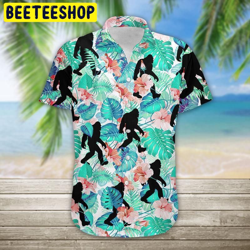 Bigfoot 3D All Over Printed Trending Hawaiian Shirt