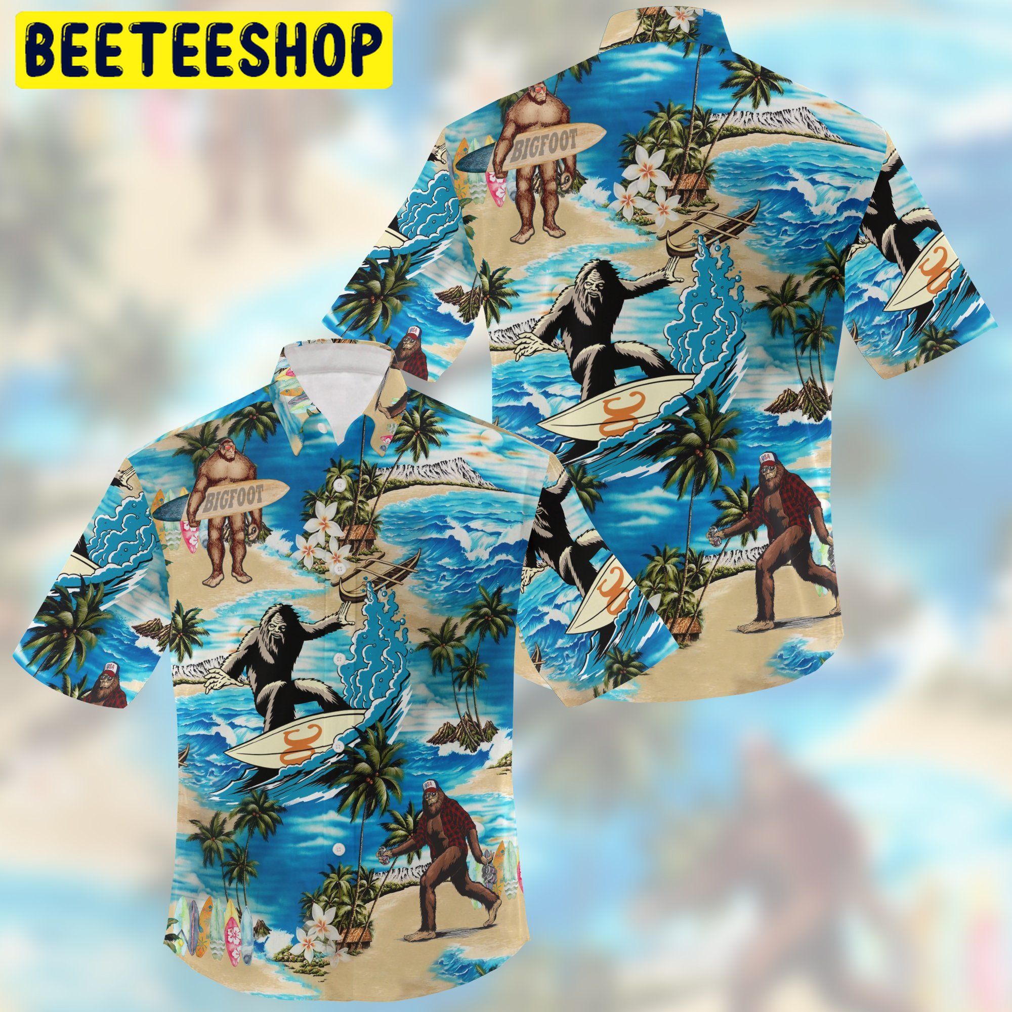 Bigfoot Trending Hawaiian Shirt