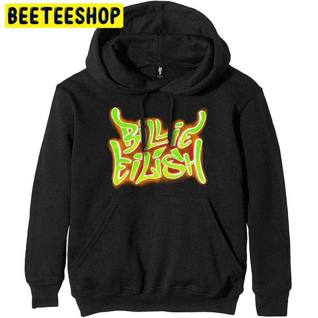 Billy Eilish Flames Logo Official Unisex Hoodie Hooded Top Trending Unisex Shirt