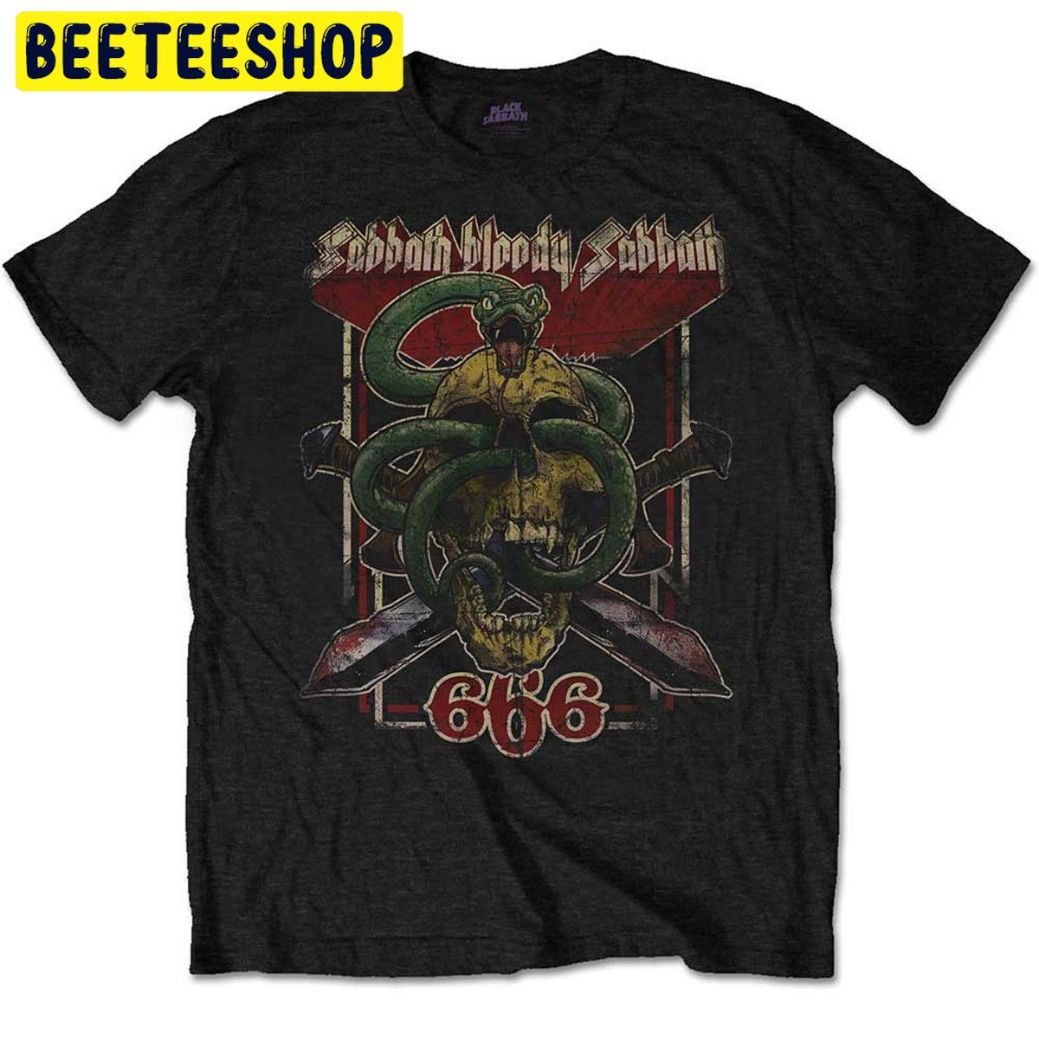 Black Sabbath Ozzy Osbourne 666 Trending Unisex Shirt