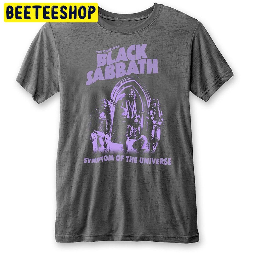 Black Sabbath Symptom Of The Universe Burn Trending Unisex Shirt