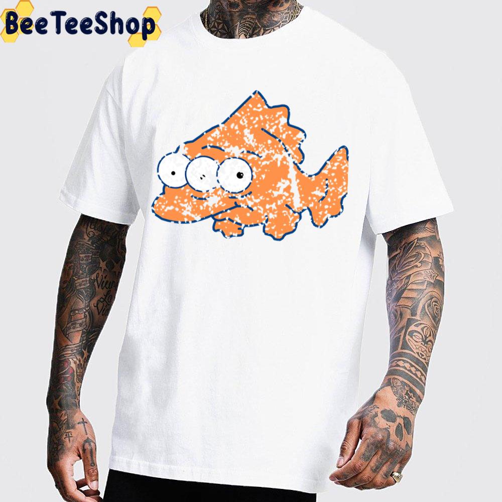 Blinky The Fish Medium Grunge Trending Unisex T-Shirt