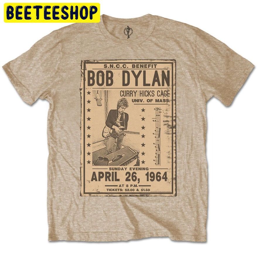 Bob Dylan Gig Flyer 1964 Rock Trending Unisex Shirt