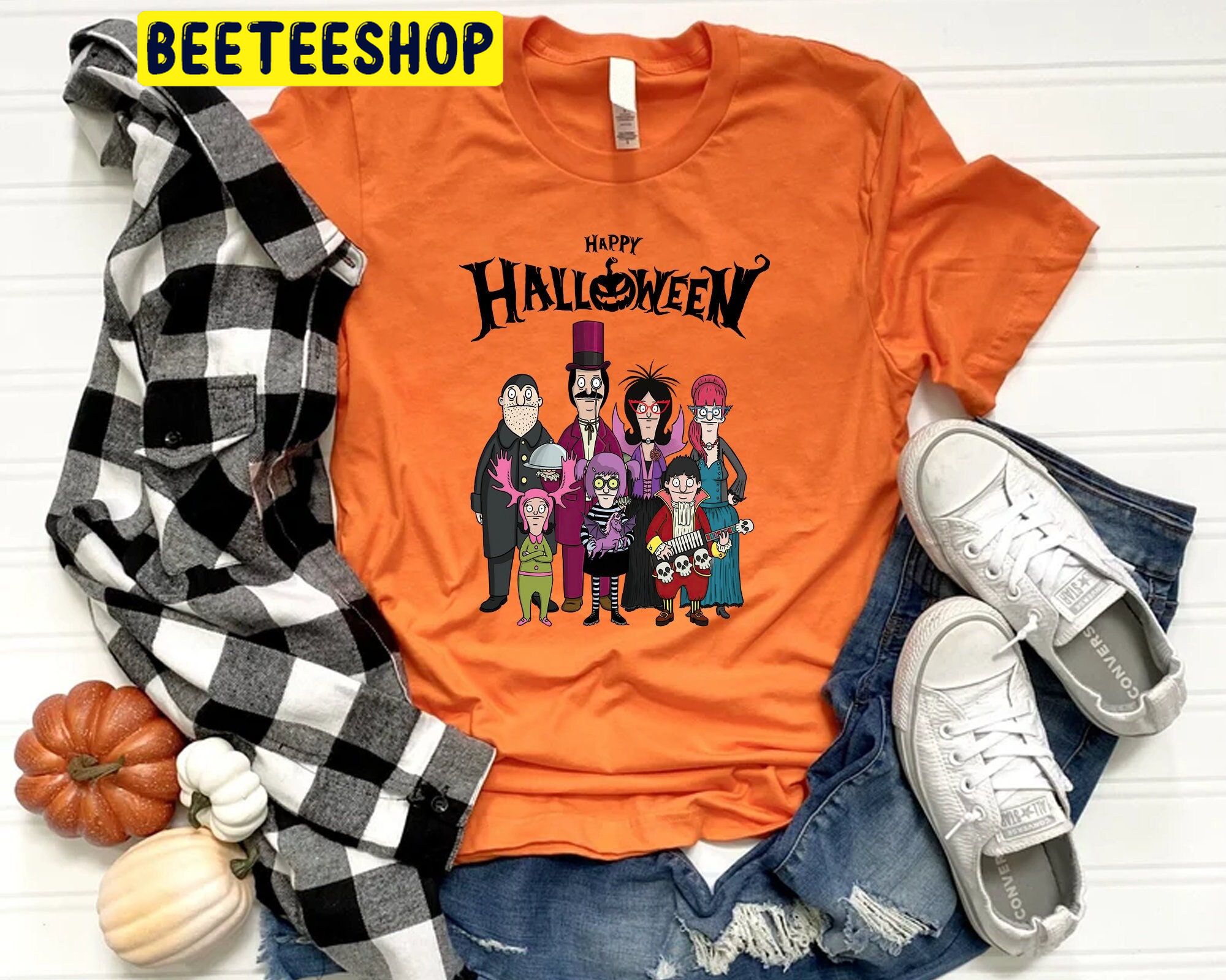 Bobs Burgers Family Happy Halloween Trending Unisex Shirt