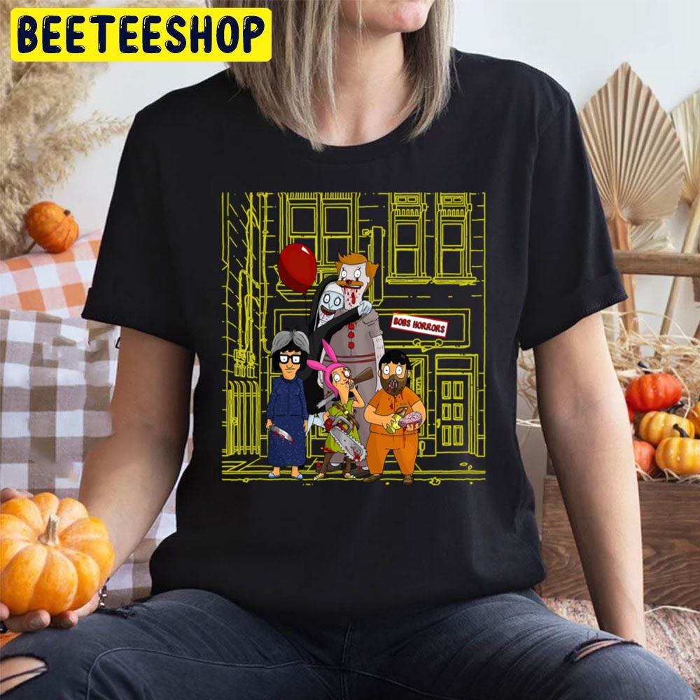 Bob’s Burgers Family Horror Killer Halloween Trending Unisex T-Shirt