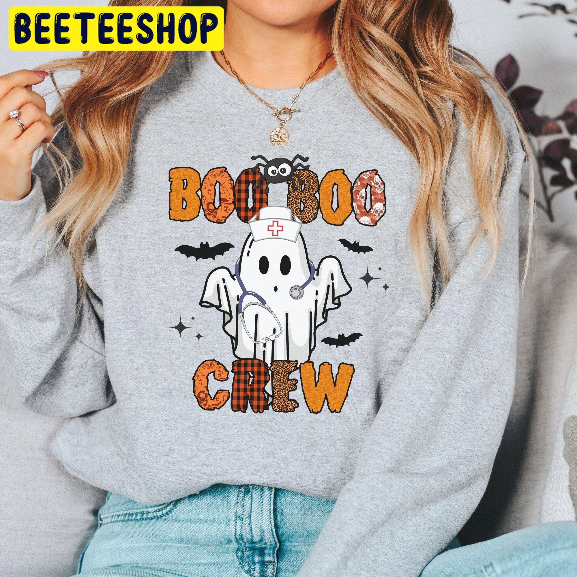 Boo Boo Srew Halloween School Nurse Trending Unisex Shirt