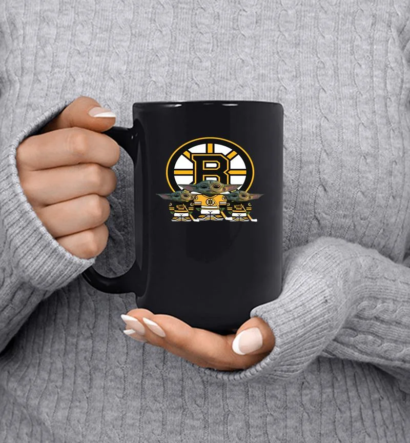 Boston Bruins Yoda Player Mug