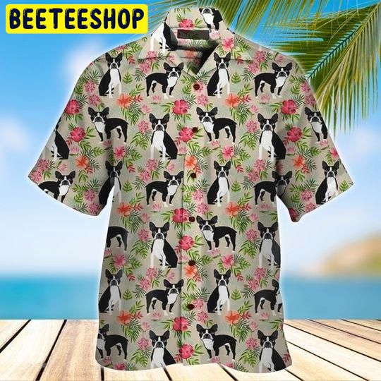 Boston Terrier Trending Hawaiian Shirt - Beeteeshop