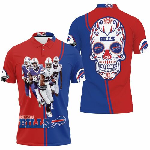 Buffalo Bills 2020 Afc East Division Champions Poco Loco Skull 3D All Over Print Polo Shirt