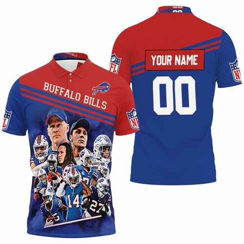 Buffalo Bills Afc 2020 East Division Champions Personalized 3D All Over Print Polo Shirt