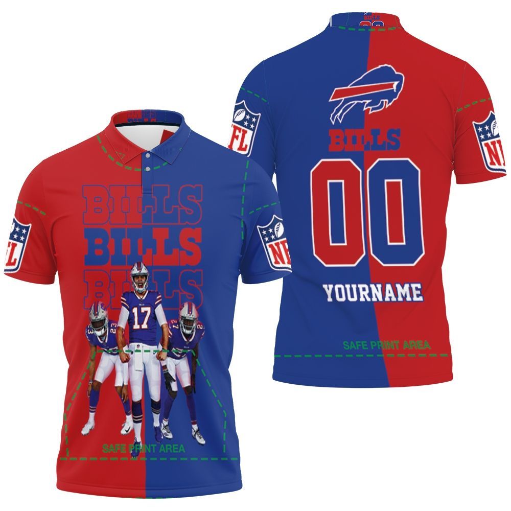 Buffalo Bills Afc East Division Champions 2020 Personalized 3D All Over Print Polo Shirt