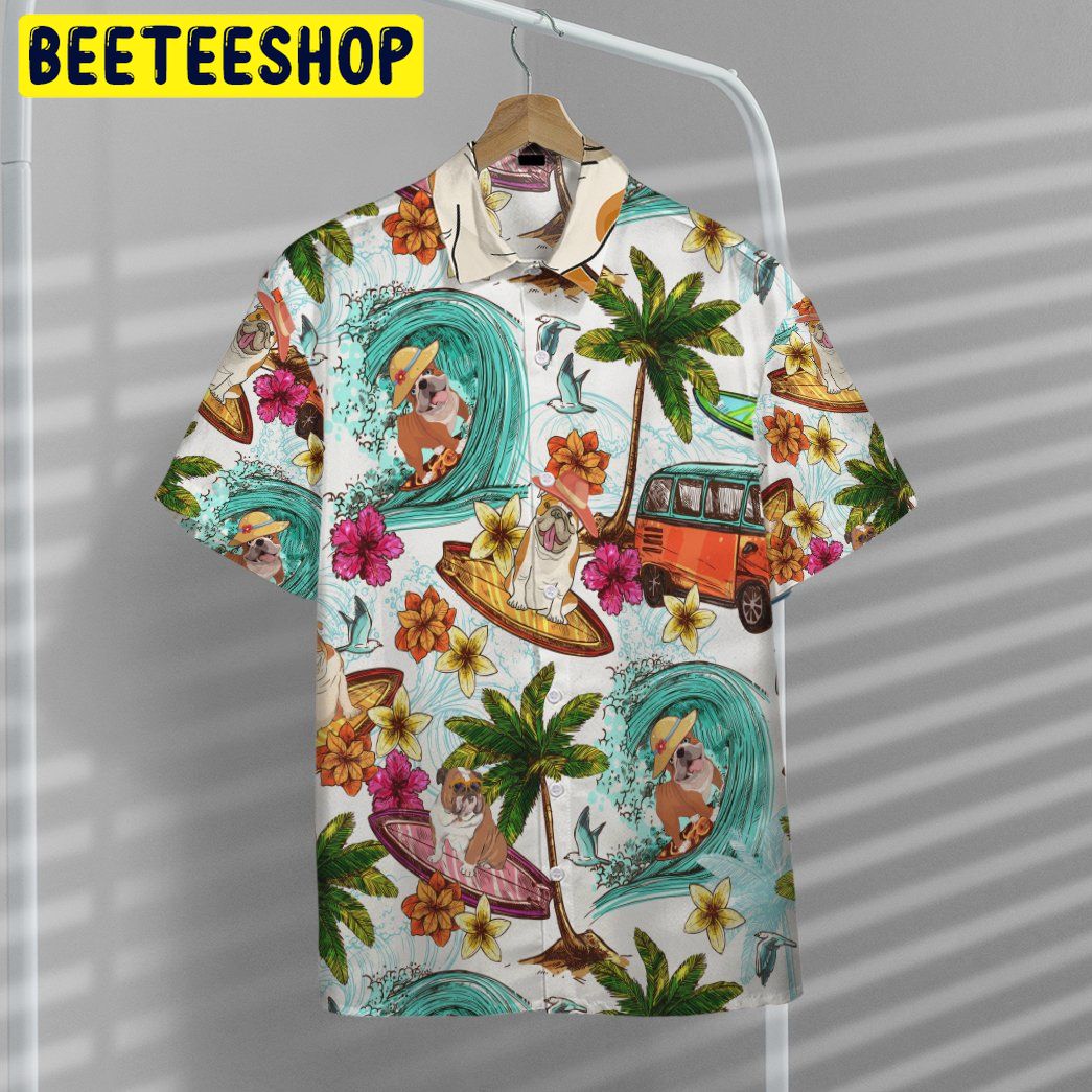 Bulldog Trending Hawaiian Shirt