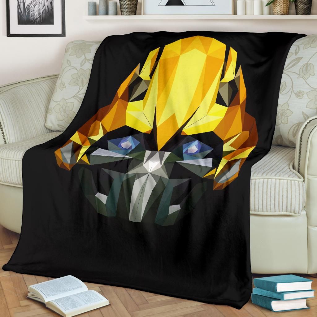 Bumblebee Transformer Fleece Blanket Throw Blanket