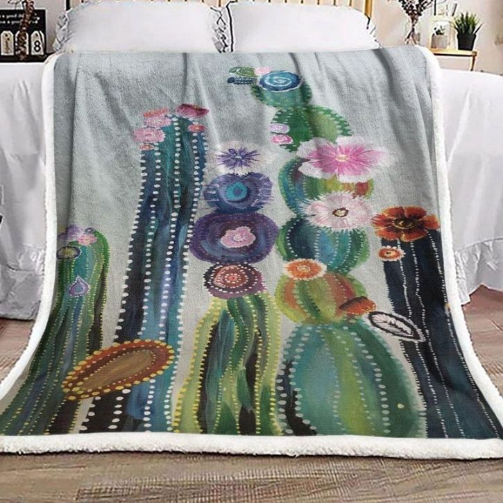 Cactus Comfy Sofa Throw Blanket