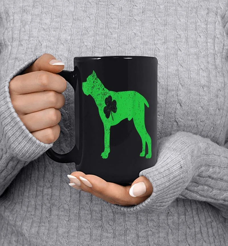 Cane Corso Irish Clover St Patrick Day Leprechaun Dog S Mug