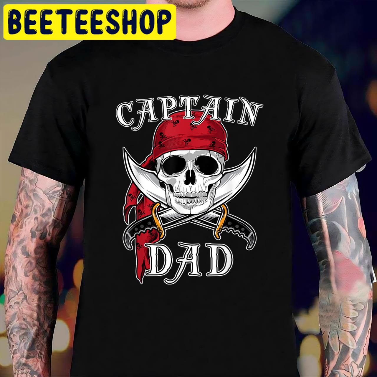 Captain Skeleton Single Dad Halloween Trending Unisex T-Shirt