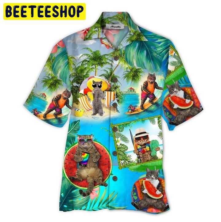 Cat Trending Hawaiian Shirt