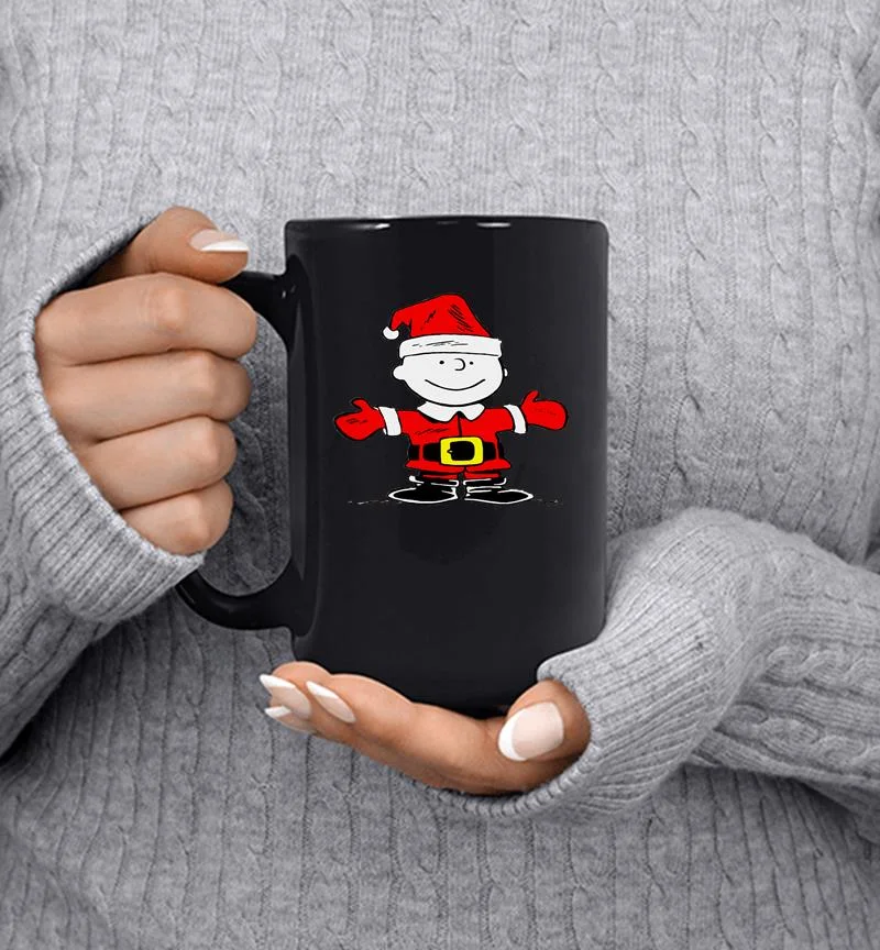 Charlie Brown Santa Christmas Mug