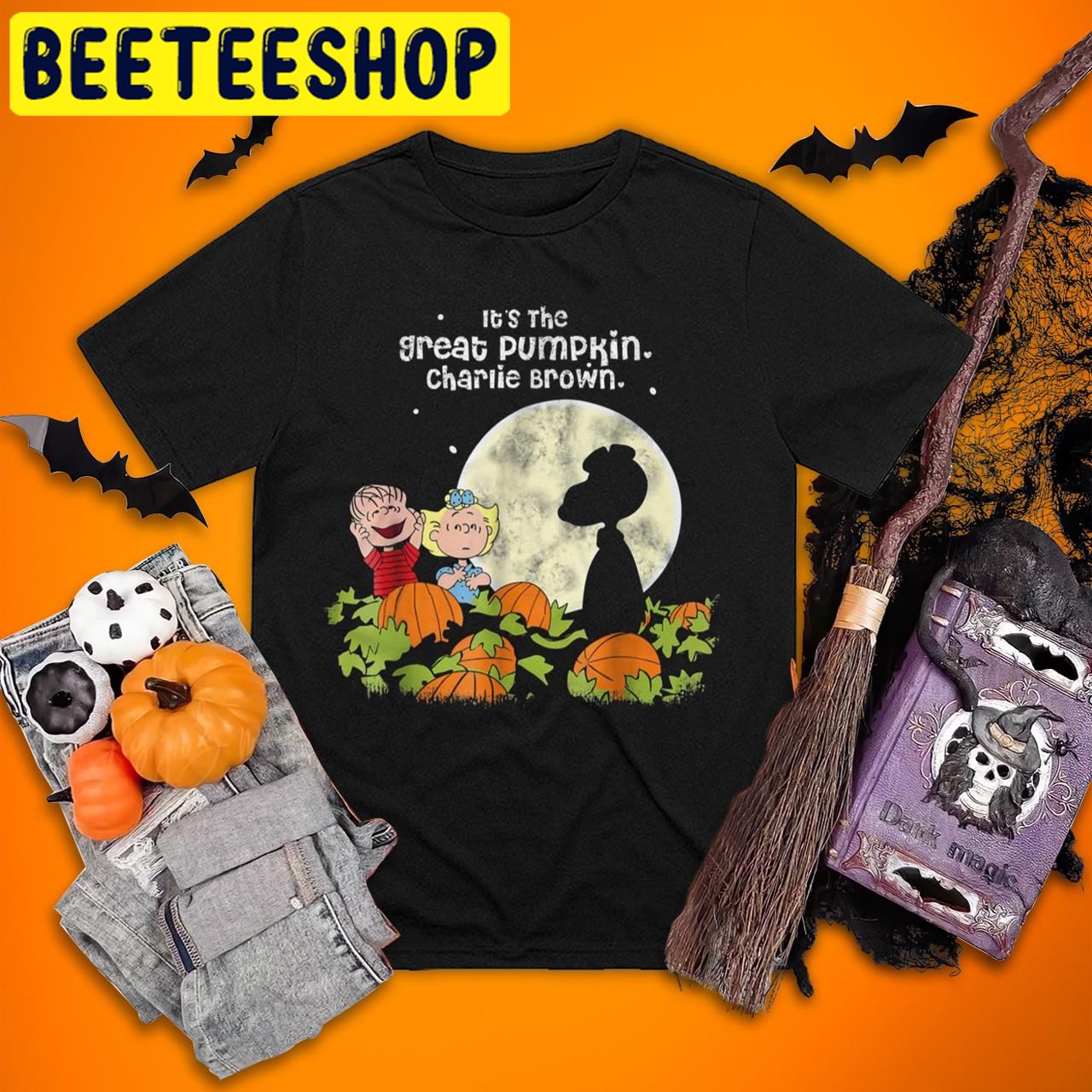 Charlie BrownIt’s The Great Pumpkin Charlie Brown And Friends Halloween Trending Unisex T-Shirt