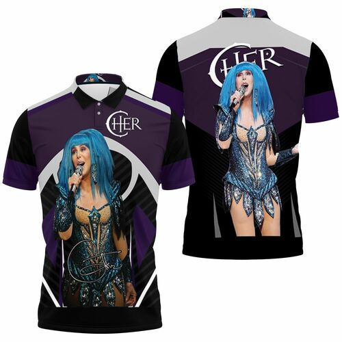 Cher Legend Signer Signed For Fan 3D All Over Print Polo Shirt